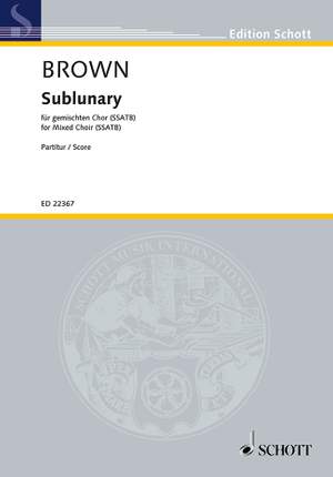 Brown, Matthew: Sublunary