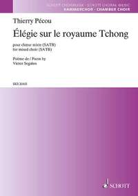 Pécou, Thierry: Élégie sur le royaume Tchong