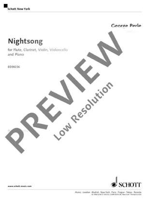 Perle, George: Nightsong
