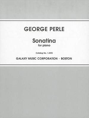 Perle, George: Sonatina