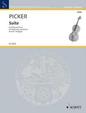 Picker, Tobias: Suite for Cello and Piano