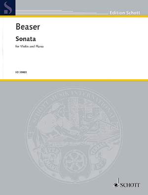 Beaser, Robert: Sonata for Violin and Piano