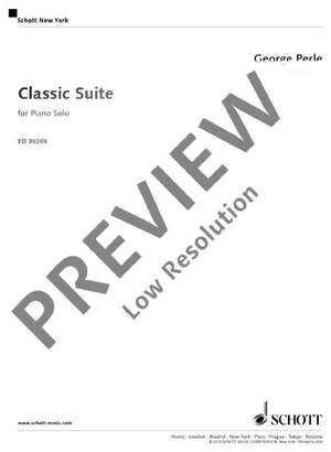 Perle, George: Classic Suite