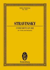 Stravinsky, Igor: Concerto en ré - Concerto in D