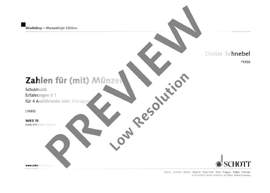 Schnebel, Dieter: Zahlen für (mit) Münzen