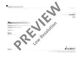 Schnebel, Dieter: Museumsstücke I
