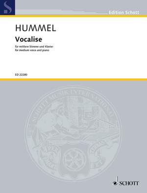 Hummel, Bertold: Vocalise