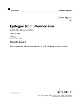 Bryars, Gavin: Epilogue from Wonderlawn