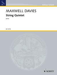 Maxwell Davies, Sir Peter: String Quintet op. 330