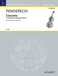 Penderecki, Krzysztof: Ciaccona