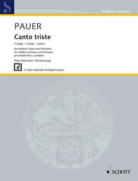 Pauer, Jiří: Canto triste