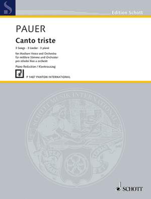 Pauer, Jiří: Canto triste