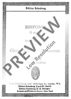 Sammartini, Giovanni Battista: Sinfonia G major J-C 39