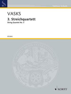 Vasks, Pēteris: String Quartet No. 3