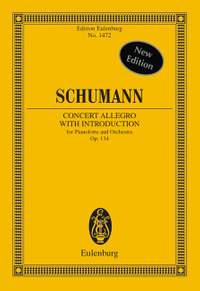 Schumann, Robert: Concert Allegro with Introduction D minor op. 134