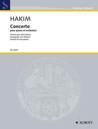 Hakim, Naji: Concerto for piano and orchestra