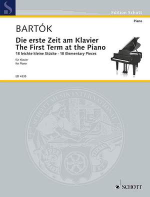 Bartók, Béla: Die erste Zeit am Klavier Sz 53