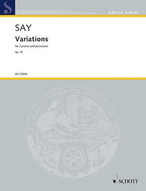 Say, Fazıl: Variations op. 32