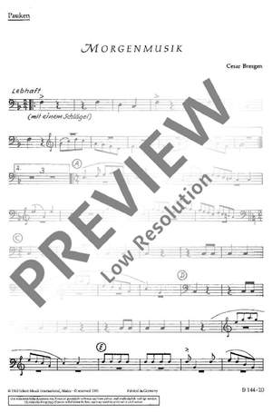 Bresgen, Cesar: Morning music