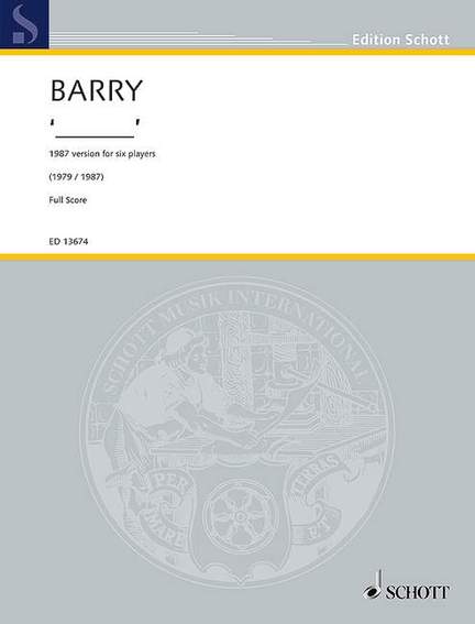 Barry, Gerald: '________'