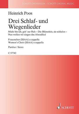 Poos, Heinrich: Drei Schlaf- und Wiegenlieder