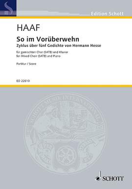 Haaf, Albrecht: So im Vorüberwehn