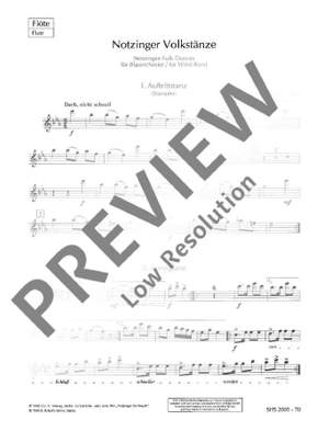 Schneider, Willy: Notzingen Folk Dances op. 38