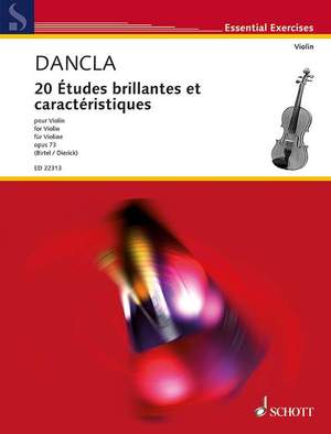 Dancla, Charles: 20 Études brillantes et caractéristiques op. 73