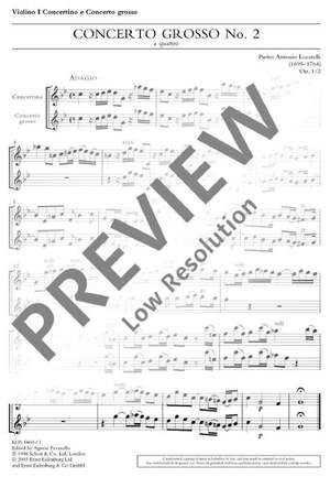 Locatelli, Pietro Antonio: Concerto Grosso op. 1/2