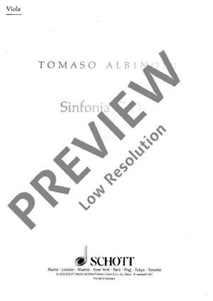 Albinoni, Tomaso: Sinfonia