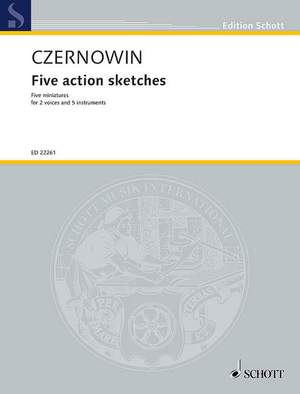 Czernowin, Chaya: Five action sketches
