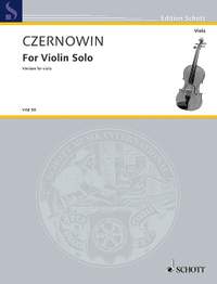 Czernowin, Chaya: For Violin Solo