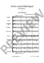 Glazunov, Alexander: Characteristic Suite op. 9 Product Image
