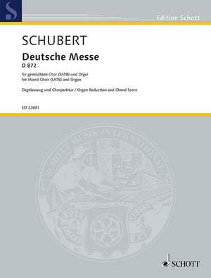 Schubert, Franz Peter: German Mass D 872