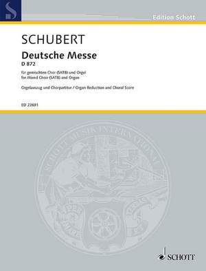 Schubert, Franz: German Mass D 872