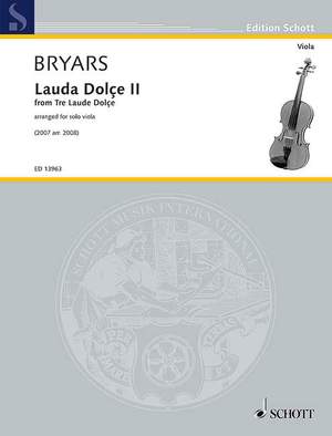 Bryars, Gavin: Lauda Dolçe II