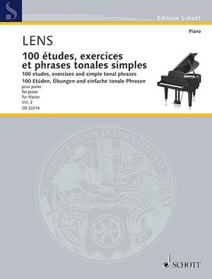 Lens, Nicholas: 100 etudes, exercises and simple tonal phrases Band 2
