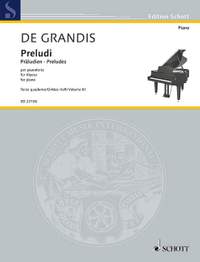 Grandis, Renato de: Preludes Band 3