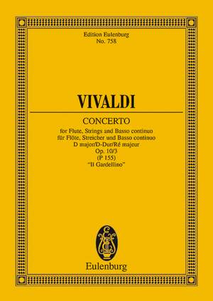Vivaldi, Antonio Lucio: Concerto D major op. 10/3 RV 428/PV 155