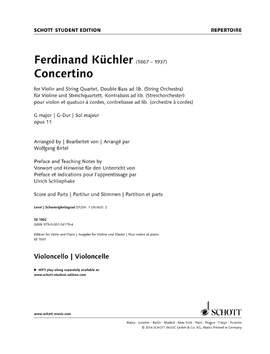Kuechler, Ferdinand: Concertino G major op. 11