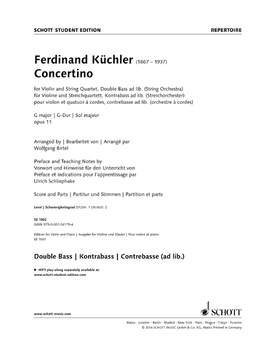 Kuechler, Ferdinand: Concertino G major op. 11