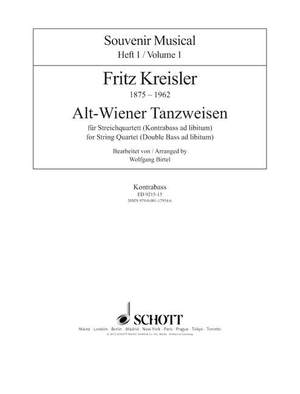 Kreisler, Fritz: Alt-Wiener Tanzweisen Heft 1