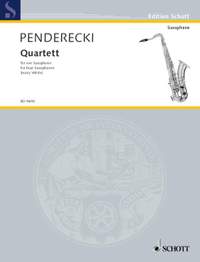 Penderecki, Krzysztof: Quartet