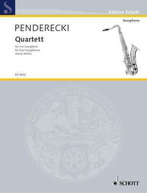 Penderecki, Krzysztof: Quartet