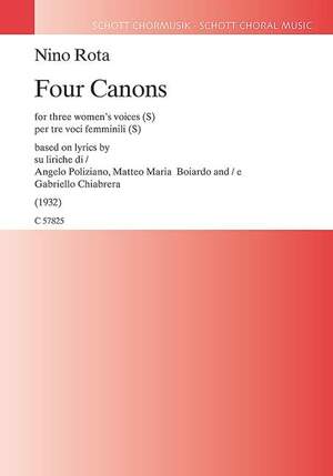 Rota, Nino: Four Canons