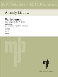 Lyadov, Anatoly Konstantinovich: Variations op. 51