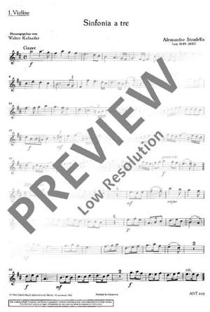 Stradella, Alessandro: Sinfonia a tre
