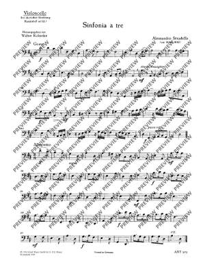 Stradella, Alessandro: Sinfonia a tre