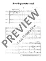 Schroeder, Hermann: String quartet C Minor op. 26 Product Image
