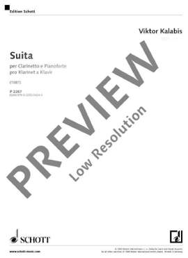Kalabis, Viktor: Suita op. 55